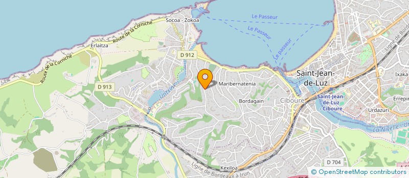 localisation de l'entreprise SCI ENE ETXEA  CIBOURE