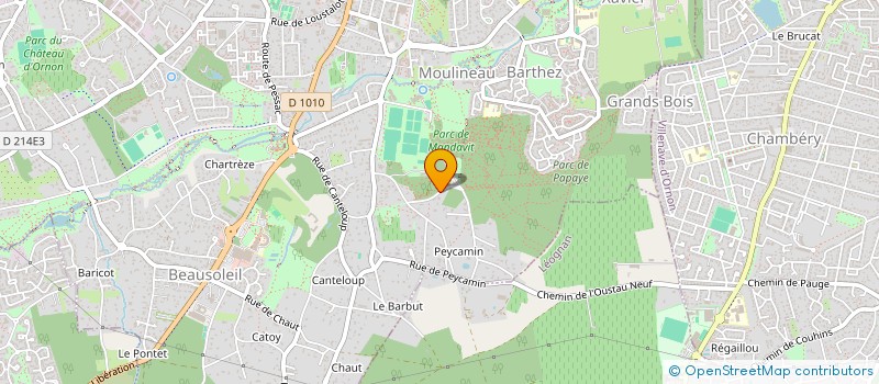 localisation de l'entreprise SCI ENE MAITEA 245  GRADIGNAN