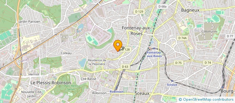 localisation de l'entreprise SCI ENE SEHASCA à FONTENAY-AUX-ROSES