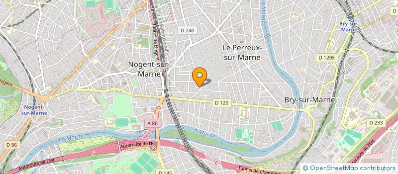 localisation de l'entreprise SCI ENEE  LE PERREUX-SUR-MARNE
