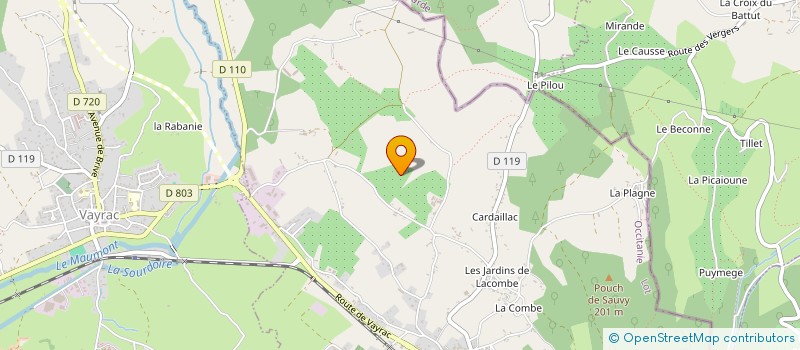 localisation de l'entreprise SCI ENERGETIQUE SCI  BETAILLE