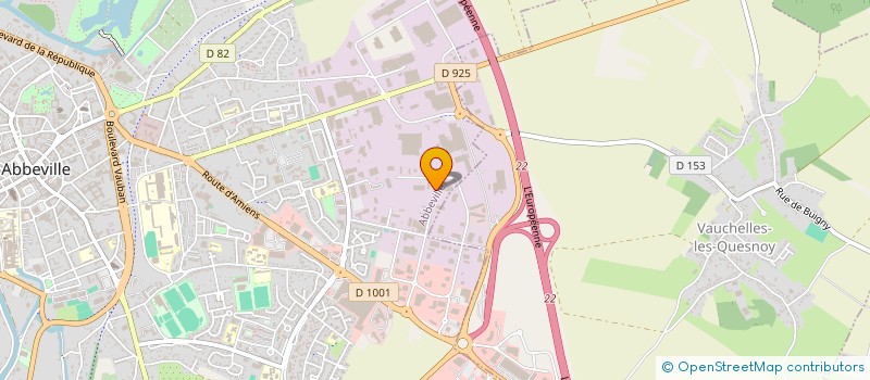 localisation de l'entreprise SCI ENERGIE à ABBEVILLE