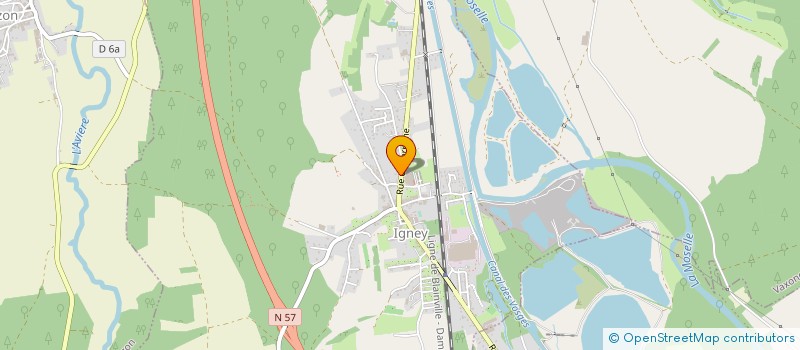 localisation de l'entreprise SCI ENERGIE  THAON-LES-VOSGES