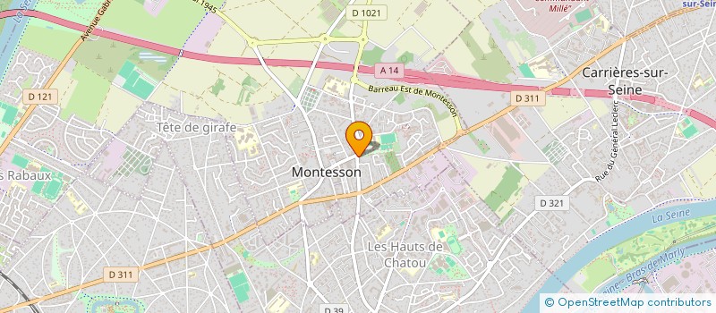 localisation de l'entreprise SCI ENERGIE  MONTESSON