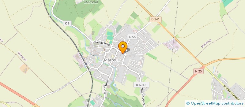 localisation de l'entreprise SCI ENERGIE à MARŒUIL