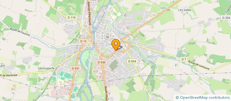 localisation de l'entreprise SCI ENERGIE SANTE  CONDOM