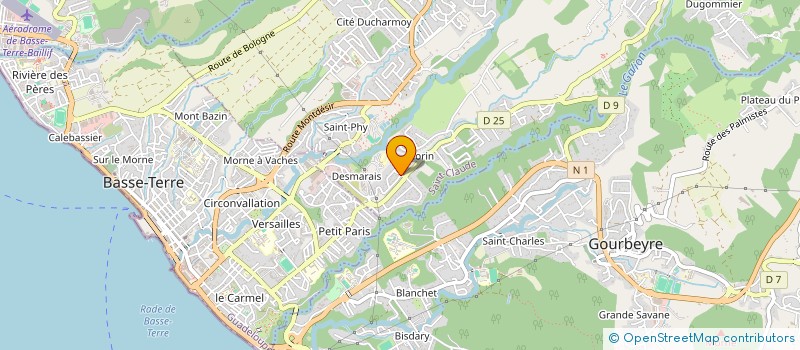 localisation de l'entreprise SCI ENERGY à SAINT-CLAUDE