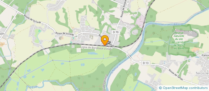 localisation de l'entreprise SCI ENERGY  RIVIERE-SAAS-ET-GOURBY