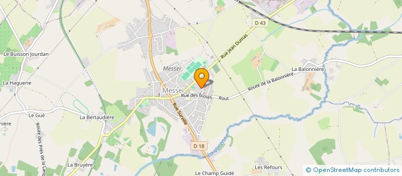 localisation de l'entreprise SCI ENERJIC à MESSEI