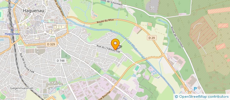 localisation de l'entreprise SCI ENES  HAGUENAU