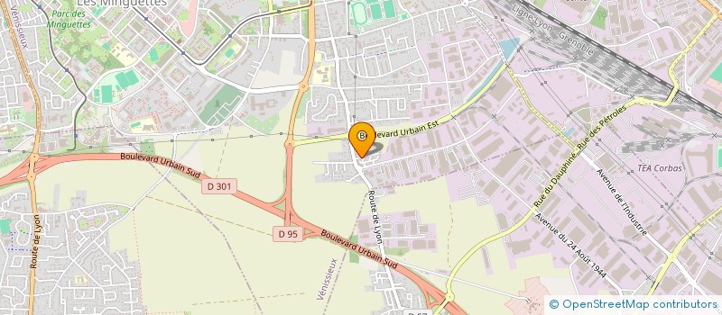 localisation de l'entreprise SCI ENES IMMO  VENISSIEUX