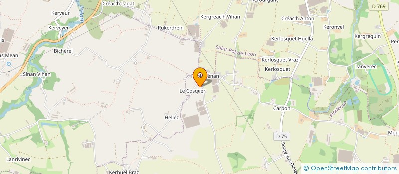 localisation de l'entreprise SCI ENEZ ANTILHEZ  PLOUENAN