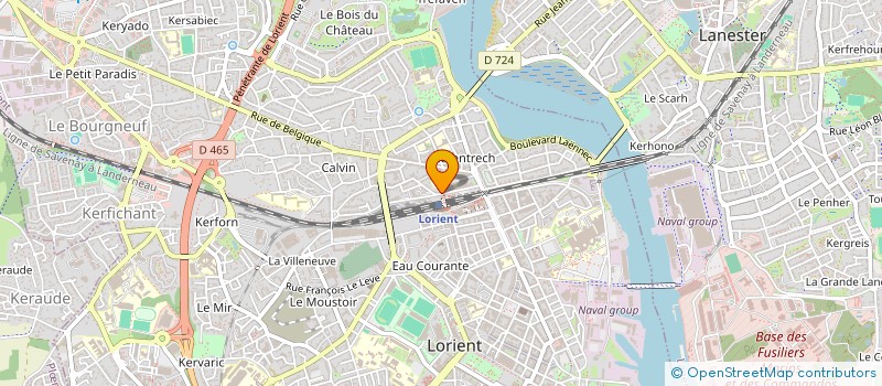 localisation de l'entreprise SCI ENEZ BOED  LORIENT