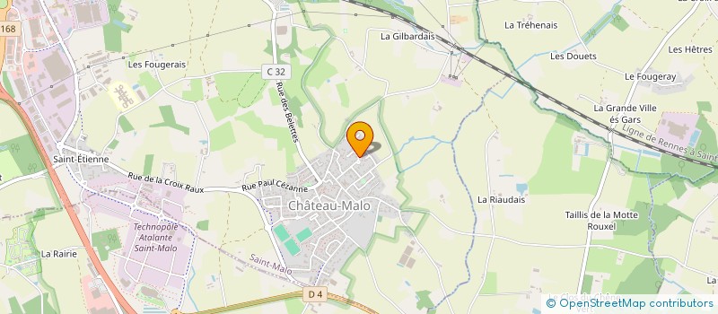 localisation de l'entreprise SCI ENEZ VAZ  SAINT-MALO
