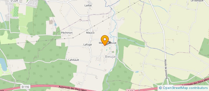 localisation de l'entreprise SCI ENFANTS ANTOINE  BIEUJAC