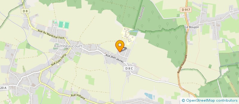 localisation de l'entreprise SCI ENFANTS NOTRE DAME PAIX  RAIMBEAUCOURT