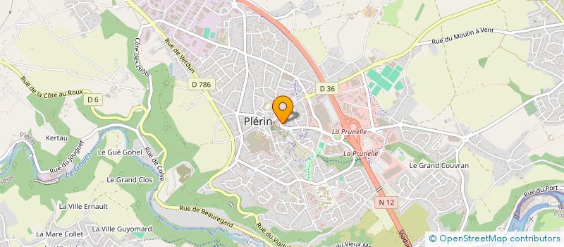 localisation de l'entreprise SCI ENFIN  PLERIN