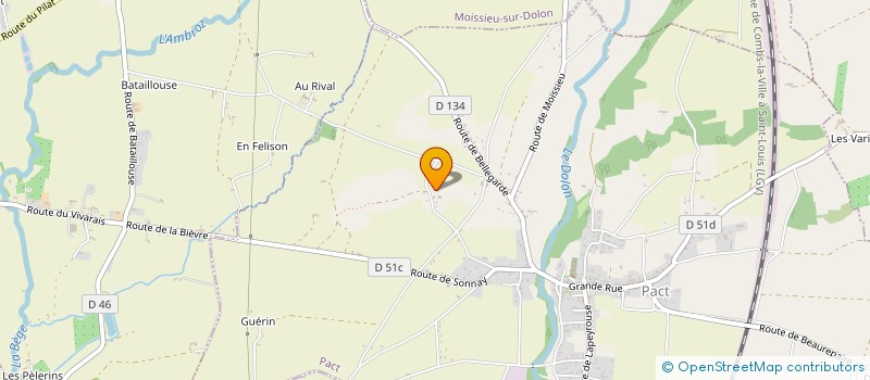 localisation de l'entreprise SCI ENFIN  PACT