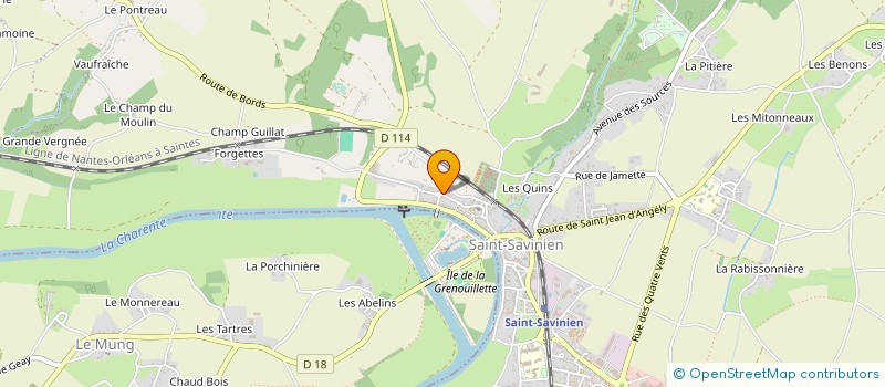 localisation de l'entreprise SCI ENFIN  SAINT-SAVINIEN