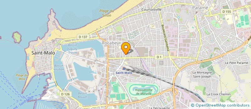 localisation de l'entreprise SCI ENFIN CHEZ SOI  SAINT-MALO