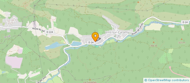 localisation de l'entreprise SCI ENGARDIN  LA CELLE