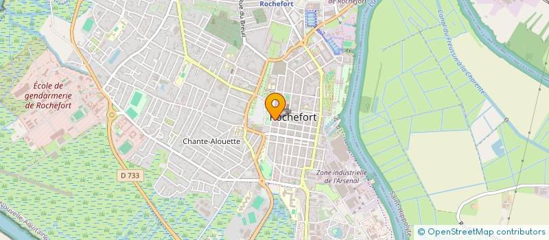 localisation de l'entreprise SCI ENGEMA  ROCHEFORT