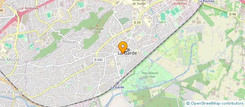 localisation de l'entreprise SCI ENGHIEN SAINT SERNIN  LA GARDE