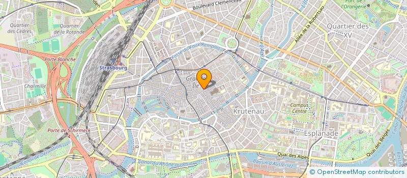 localisation de l'entreprise SCI ENGI  STRASBOURG