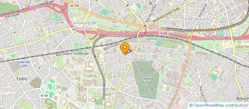 localisation de l'entreprise SCI ENGRAND à LILLE