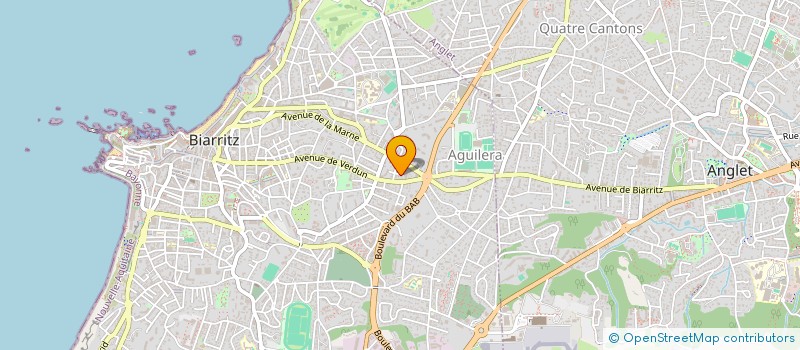 localisation de l'entreprise SCI ENGUERRAND  BIARRITZ