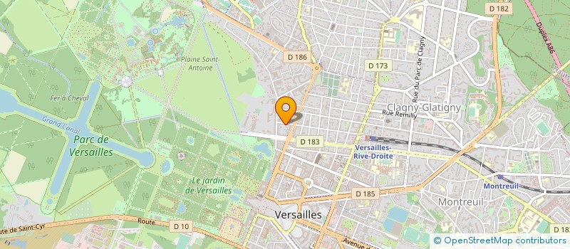 localisation de l'entreprise SCI ENGUI à VERSAILLES