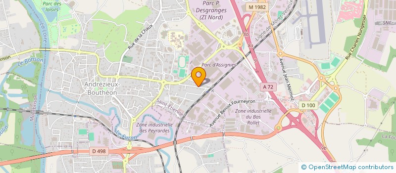 localisation de l'entreprise SCI ENIALOC  ANDREZIEUX-BOUTHEON