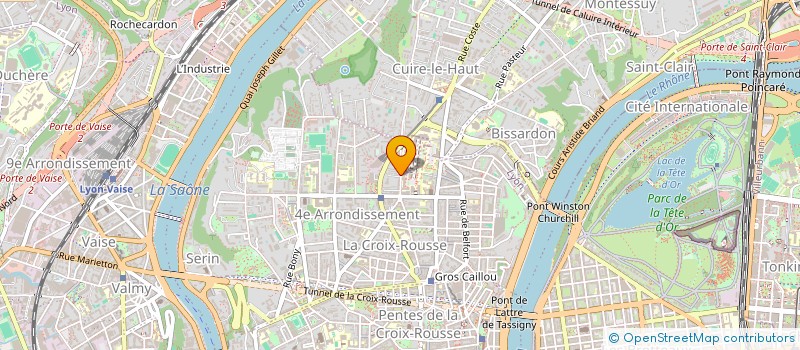 localisation de l'entreprise SCI ENILEC  LYON