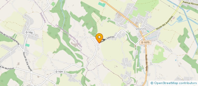 localisation de l'entreprise SCI ENIOTIS  LES AVENIERES VEYRINS-THUELLIN