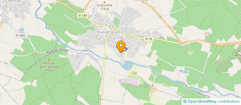 localisation de l'entreprise SCI ENJALBERT  PUISSERGUIER