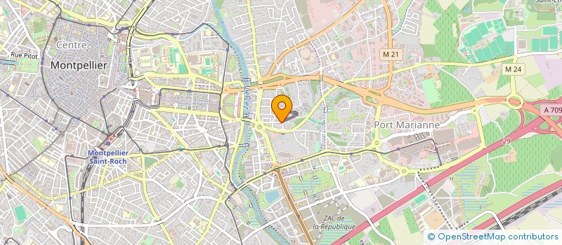 localisation de l'entreprise SCI ENJALBERT à MONTPELLIER