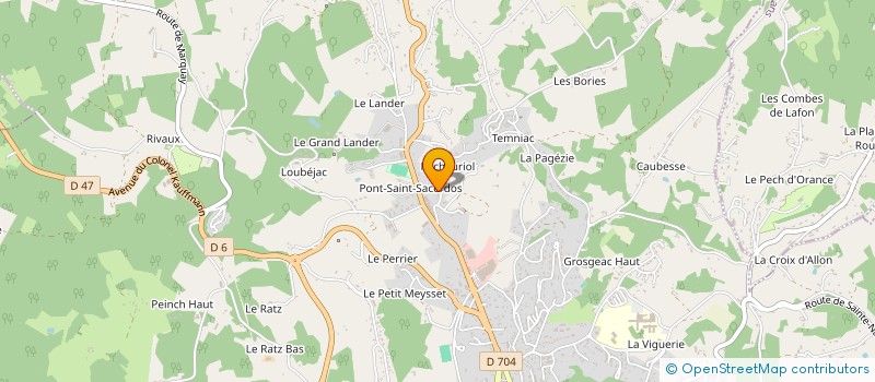 localisation de l'entreprise SCI ENJELAY à SARLAT-LA-CANEDA