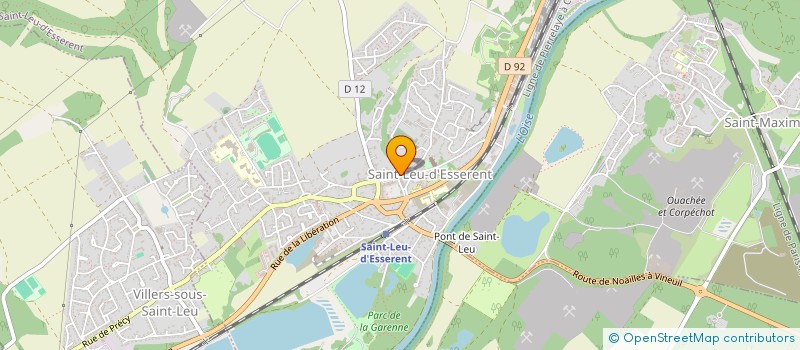 localisation de l'entreprise SCI ENJOY  SAINT-LEU-D'ESSERENT