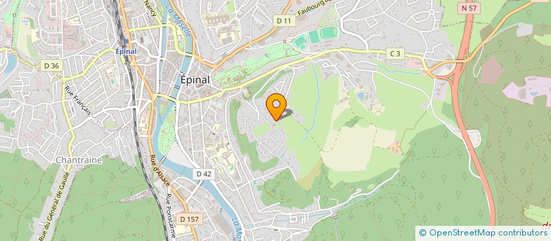 localisation de l'entreprise SCI ENKA 88 à EPINAL