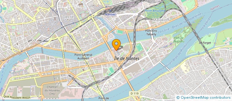 localisation de l'entreprise SCI ENLIL à NANTES