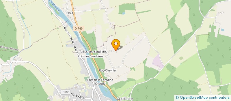 localisation de l'entreprise SCI ENLIRA  BONNEUIL-MATOURS