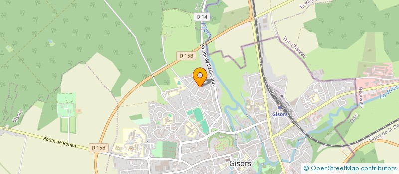 localisation de l'entreprise SCI ENNERY à GISORS