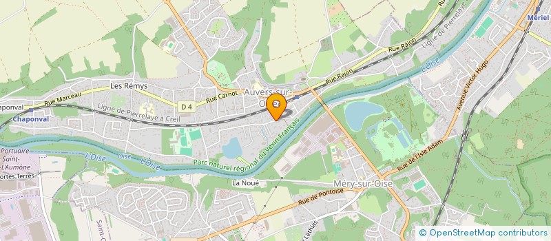 localisation de l'entreprise SCI ENNERY VEXIN  AUVERS-SUR-OISE