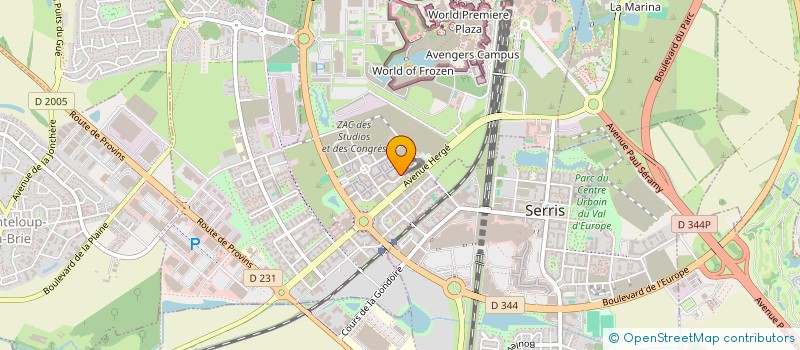 localisation de l'entreprise SCI ENNEVIN  SERRIS