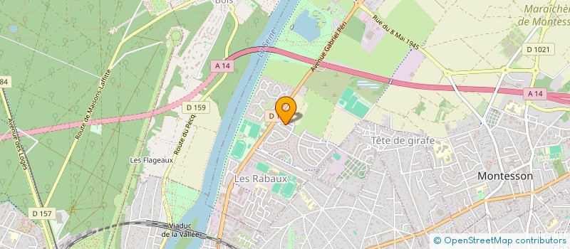 localisation de l'entreprise SCI ENNIA  MONTESSON