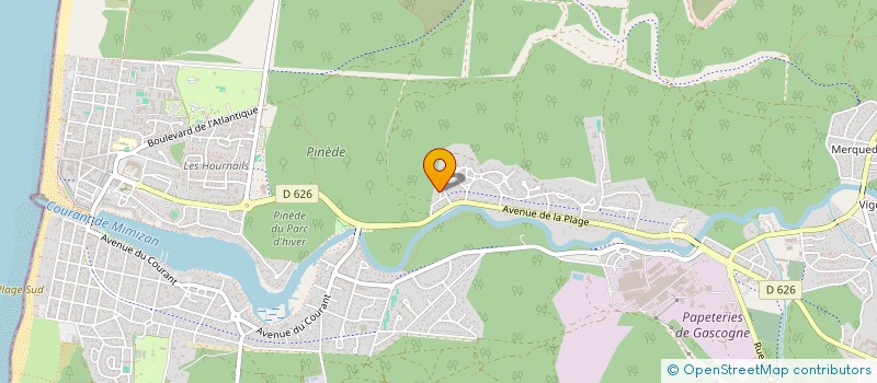 localisation de l'entreprise SCI ENNIO BB  MIMIZAN