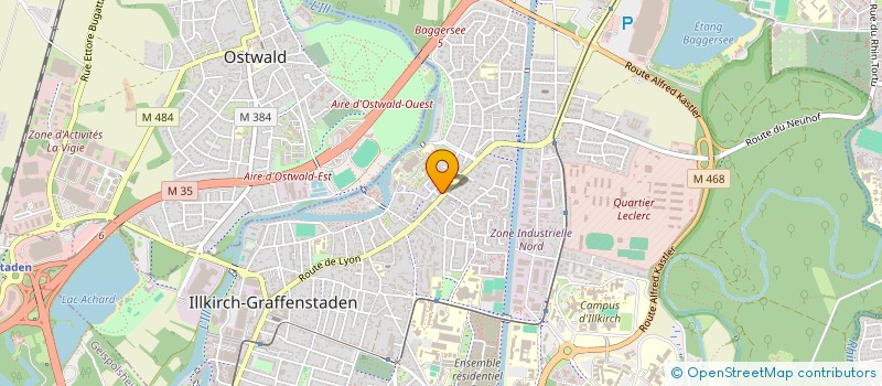 localisation de l'entreprise SCI ENNISKILLEN  ILLKIRCH-GRAFFENSTADEN