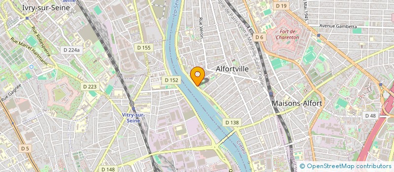 localisation de l'entreprise SCI ENO MELFLO à ALFORTVILLE