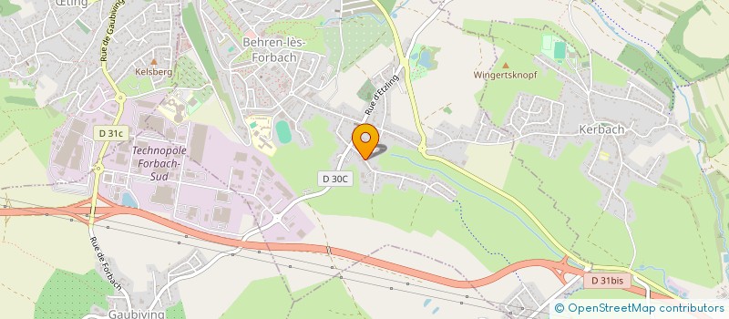 localisation de l'entreprise SCI ENOBBAT  BOUSBACH