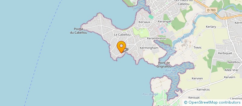 localisation de l'entreprise SCI ENODIS INVESTISSEMENT  CONCARNEAU